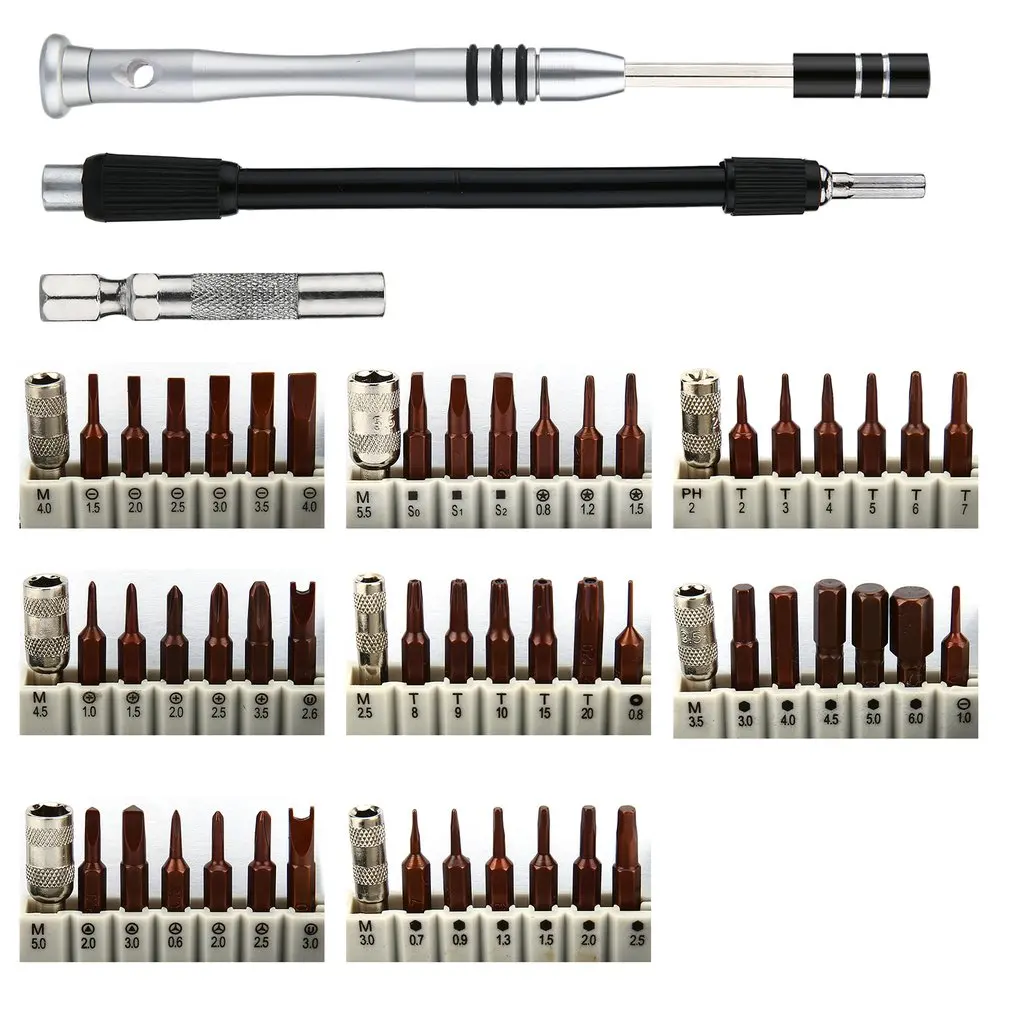 

60-in-1 Screwdriver Mobile Phone Digital Disassemble Kit Perfect Accessories Automotive Work and Computer Maintenance