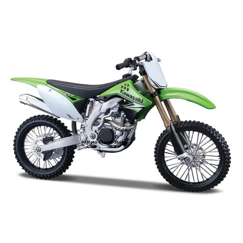 

Maisto 1:12 KAWASAKI KX 450F Motorcycle Assembly seale model kits of the hottest bikes Motorcycle model collection gift toy