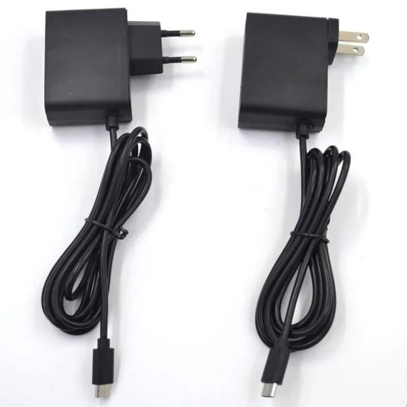 EU US Plug Home Travel Wall Charger Power Supply USB Type C AC Charging Adapter Cable For Nintendo Switch NS Oled/Lite Console