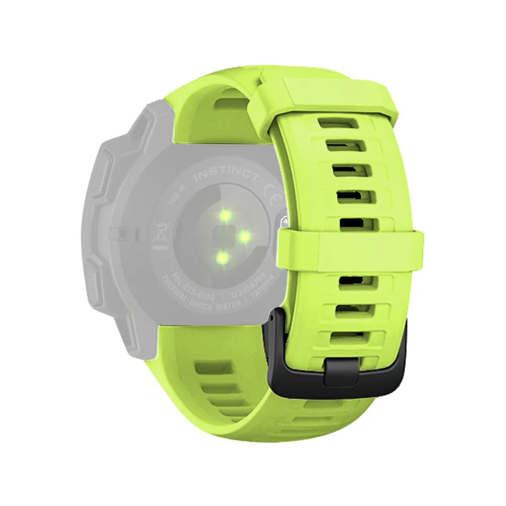 sports silicone quick release replacement strap watch band for garmin instinct smart wristband smartwatch accessories free global shipping