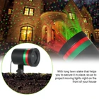 Движущийся лазерный Светлячок, проекционный эффект светлячков, красный и зеленый спектр, праздничное украшение для вечеринки, сада, уличное садовое освещение