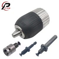 38 24unf 2 13mm keyless half metal drill chuck quick change adapter sds plus shank 14 hex square fit rotary hammer drill