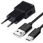 Кабель Micro USB, зарядное устройство, адаптер для телефона с европейской вилкой для Huawei Y5, Y6, Y7, Y9 2019, Samsung A10, M10, A7 2018, J730, 5 В, 2 А, настенное зарядное USB-устройство