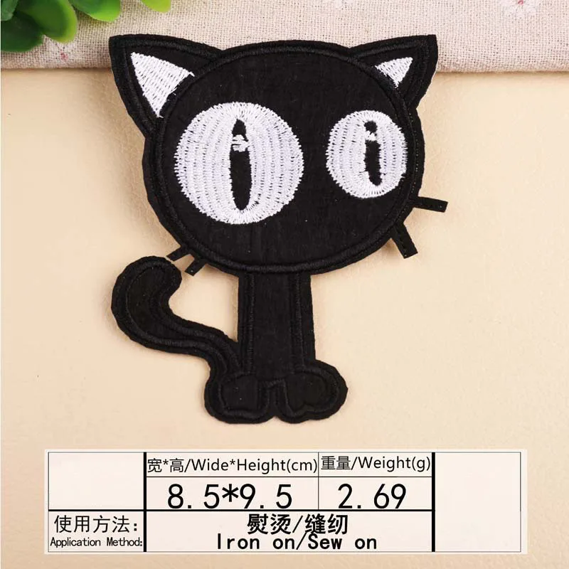 1 шт. нашивка с вышивкой в виде животного термоклейкие нашивки для пришивания