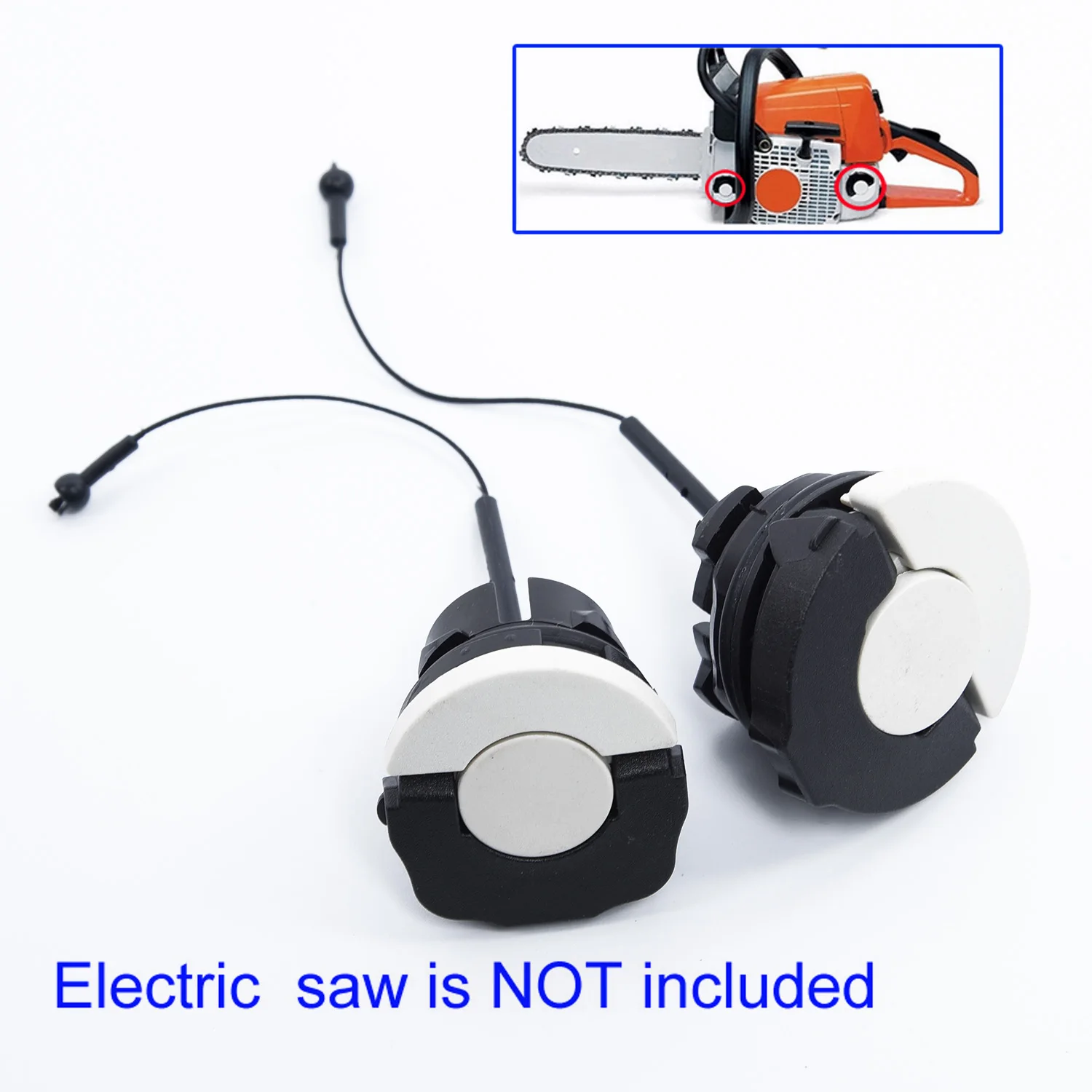 2х топливный газовый масляный наполнитель колпачок комплект для STIHL бензопилы MS200