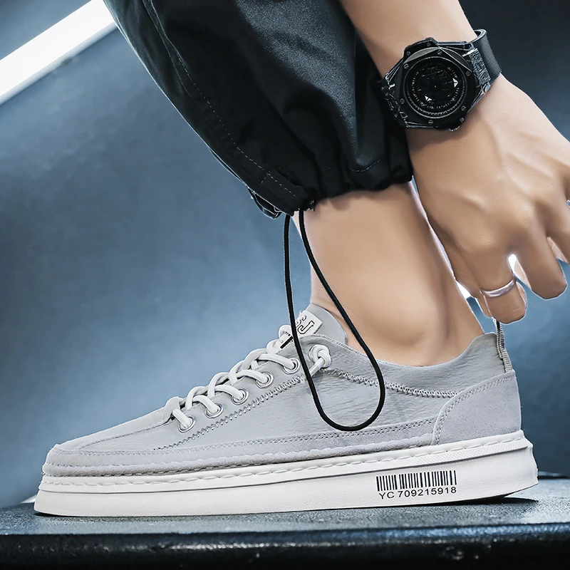 

2021 spring and autumn new men's shoes, breathable cloth running sports shoes, comfortable and lightweight men's shoes