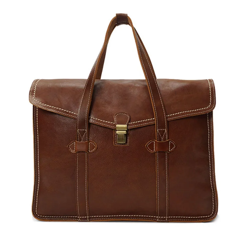 

New Arrival Business Men Messenger Bags vintage Leather Crossbody Shoulder Bag for male brand Casual Man Handbags Fashion bags