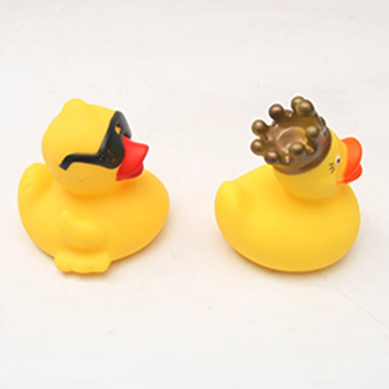 2 шт. игрушечная уточка для ванны с рисунком детские принадлежности купания