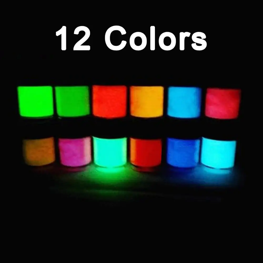 Светится в темноте пигментная Порошковая светящаяся краска безопасная