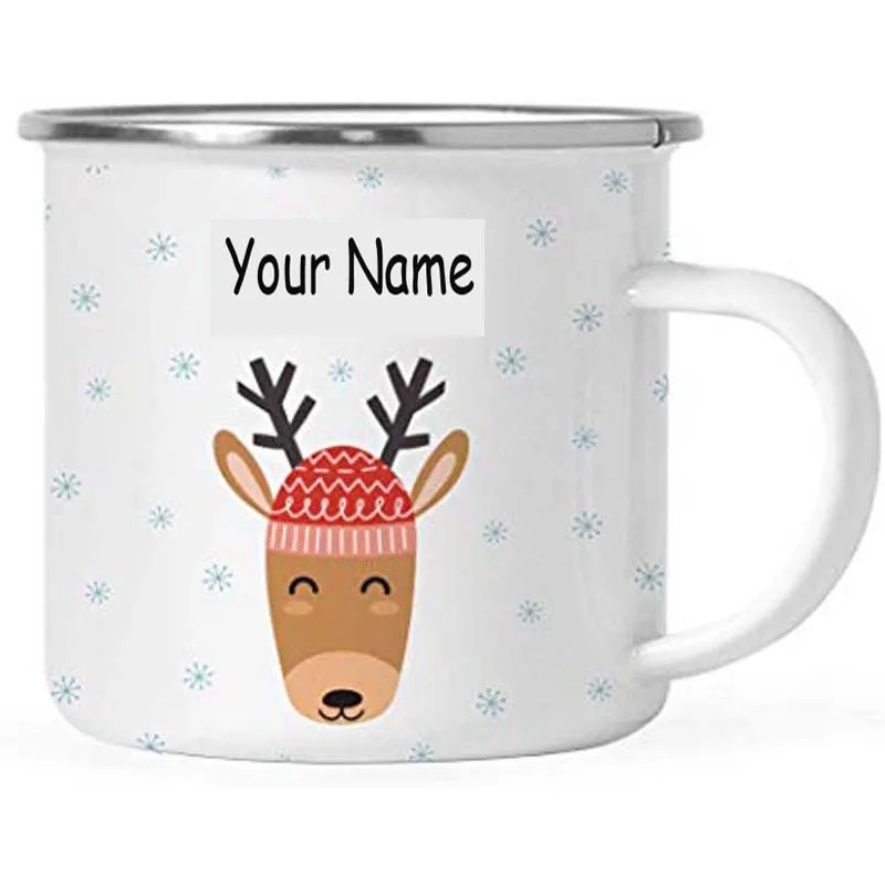 Персонализированная походная кофейная кружка из нержавеющей стали