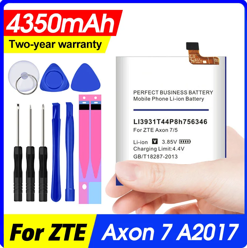 Аккумулятор LI3931T44P8H756346 для ZTE Axon 7 5 дюйма A2017 аккумулятор 4350 мАч с подарочными
