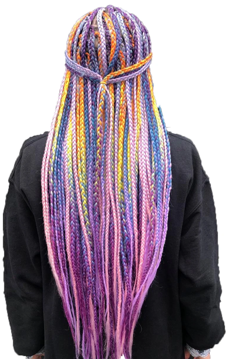 Синтетические косички для наращивания Длинные Ombre 24 дюйма 100 г 2T 3T 4T|extension