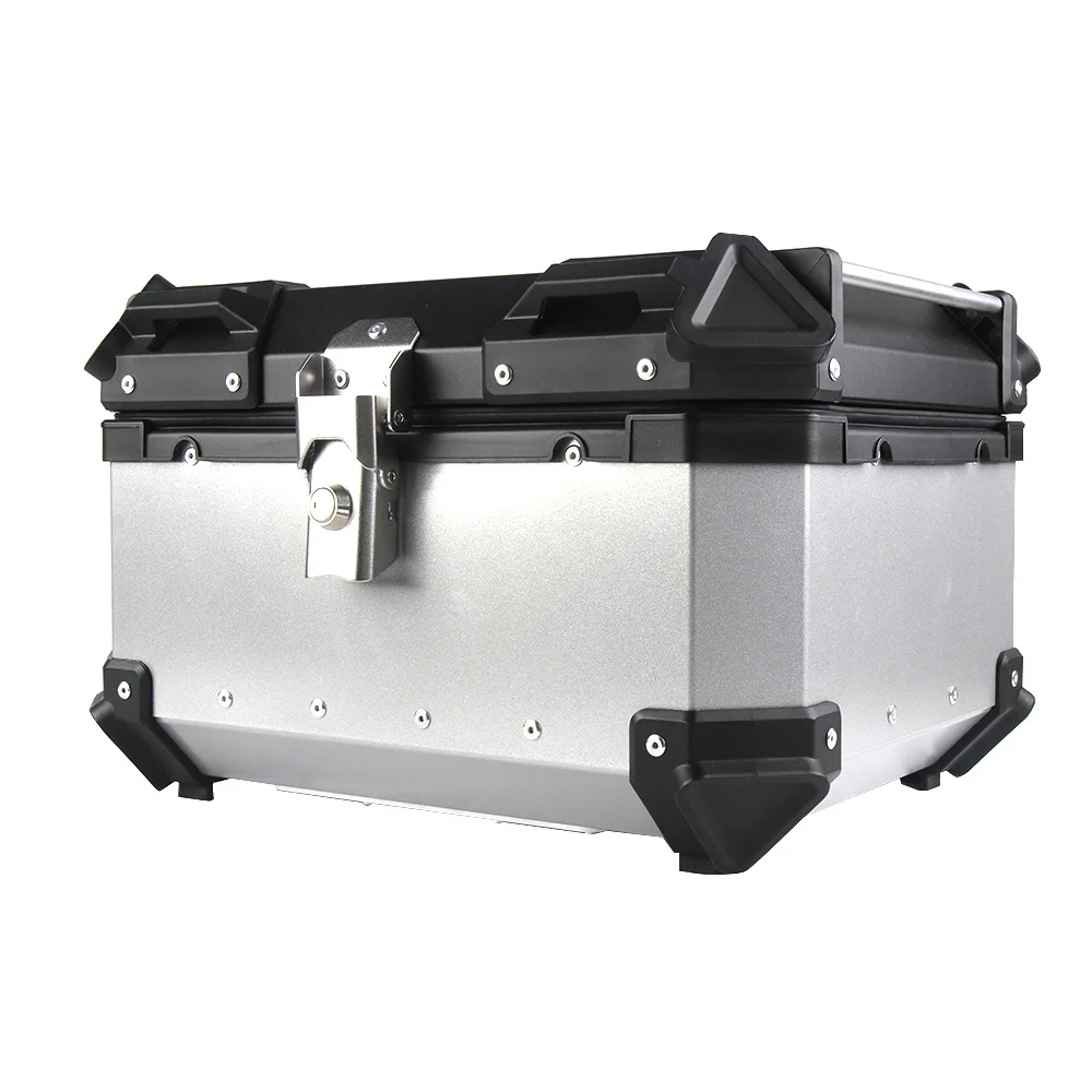 للبيع 32L دراجة نارية العلوي الخلفي الأمتعة الذيل أداة صندوق جذع خوذة تخزين المنتج قفل الملحقات الألومنيوم العالمي مقاوم للماء