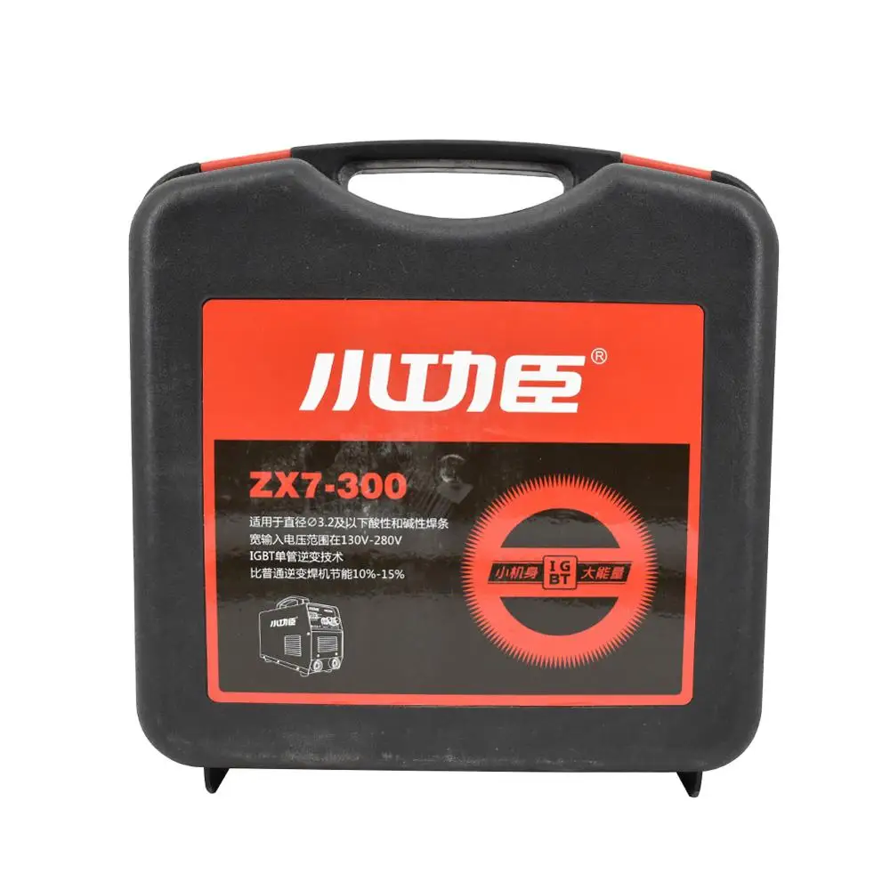 

QHTITEC ZX7-300 220V Welder 140A ARC Welding Machine Digital Display LCD Hot Start Welder with Electrode Holder Work Clamp