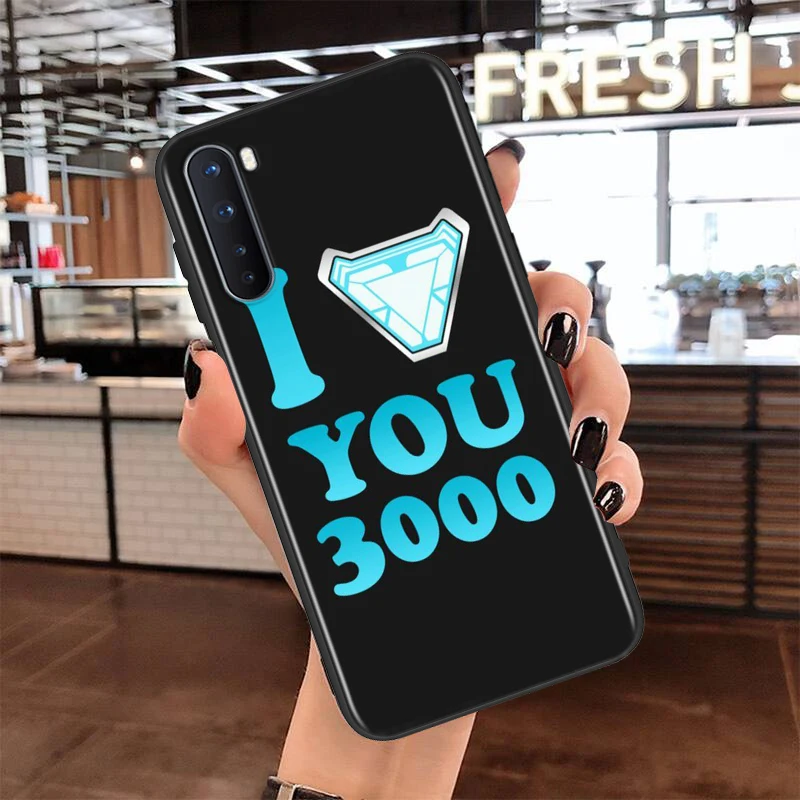 

Soft TPU Cover Iron Man Iron Heart for OnePlus Nord N100 N10 8T 8 7T 7 6T 6 5T Pro Black Phone Case
