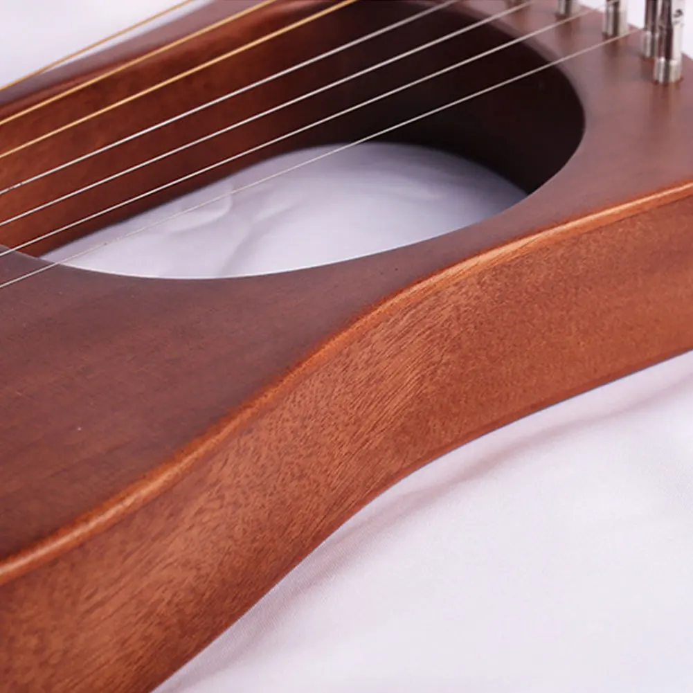 Инструмент для детей 7-String деревянные развлечения из красного дерева легкий подарок компактный музыкальный Профессиональный Lyre ксилофон
