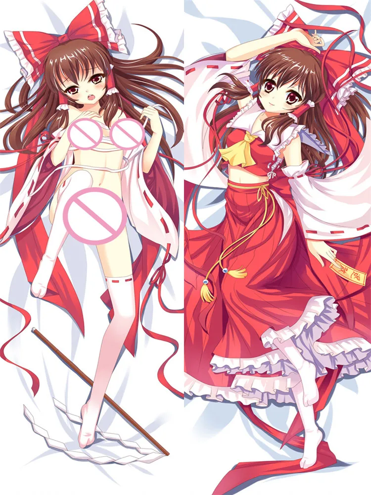 2017 update Anime TouHou Scarlet the Embodiment of Hakurei Reimu Dakimakura Pillow Cover Case Hugging Body Pillowcase | Дом и сад