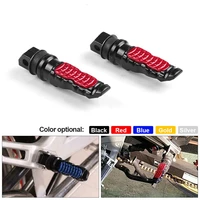 universal 2pcs 8mm motorcycle rear passenger foot pegs pedals footrest scooter foot peg motorbike pedal modification aluminum