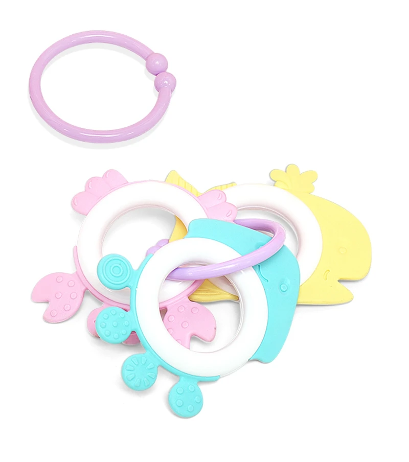 Детские Прорезыватели Sillicon Toys от 0 до 24 месяцев прорезыватель макарон детские