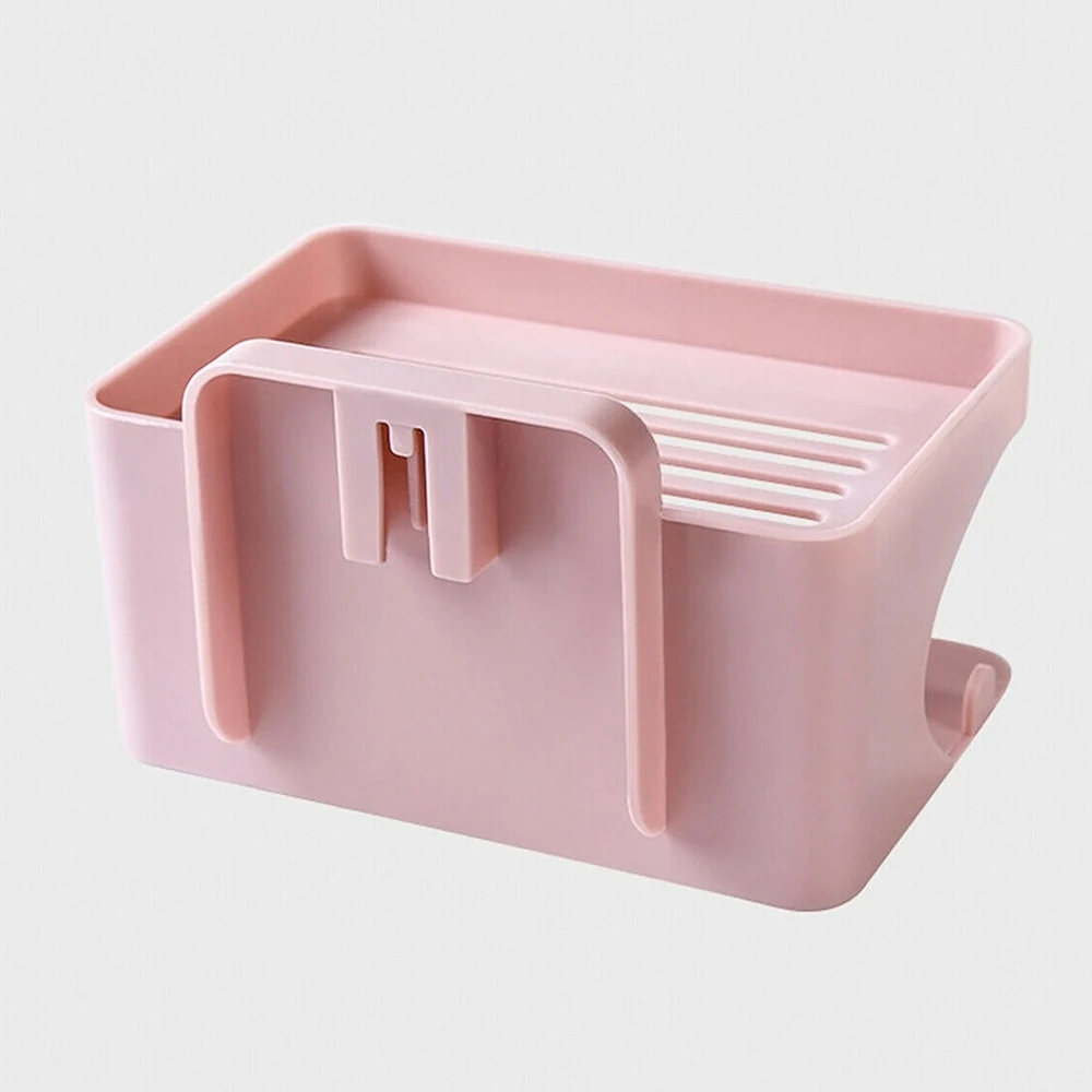 

Suction Cup Soap Holder Plastic Soap Dish Holder Powerful Suction Wall-mounted Soap Box Stand Bathroom Shower Accessory