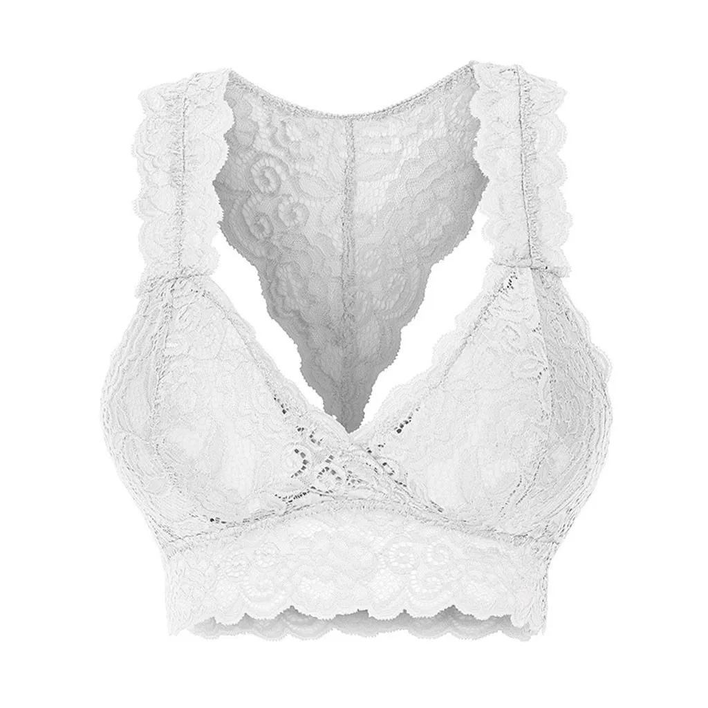 

Sexy Bra Lingerie For Women Plus Size Vest Crop Wire Free Bra Lingerie Sexy V-Neck Sexy Lingerie For Underwear S-3XL