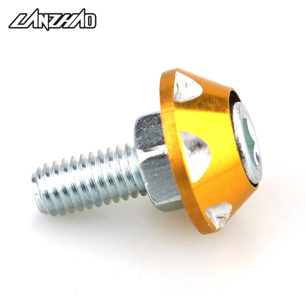 Винты M6 из алюминиевого сплава для мотоцикла держатель номерного знака болты