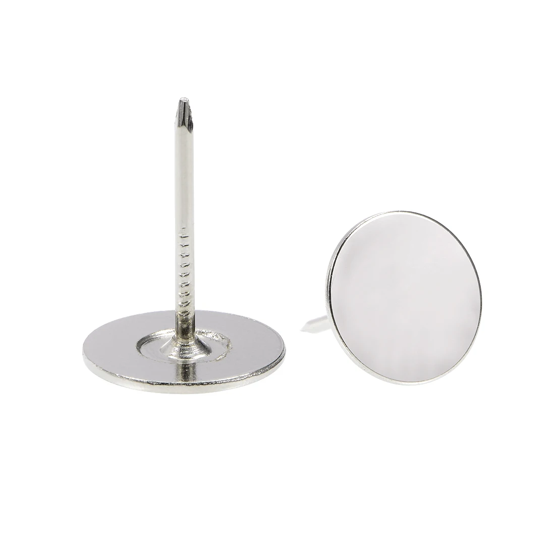 

Uxcell мебельные гвозди Tacks 19 мм x 23 мм плоская головка мебельные гвозди Серебряный тон 150 шт