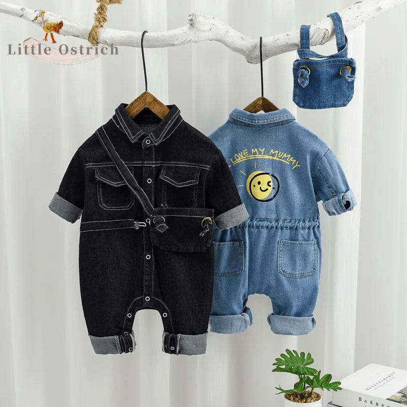 Комбинезон в ковбойском стиле для новорожденных мальчиков и девочек комбинезон