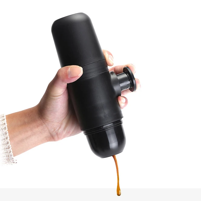 Кофемашина ручная для приготовления кофе портативный аппарат эспрессо улицы