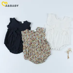 2 шт.лот Ma  детское летнее платье для девочки, держащей букет невесты на Ползунки с оборками одежда для маленьких и новорожденных комбинезон с бантом, легкий костюм с шортами одежда костюмы