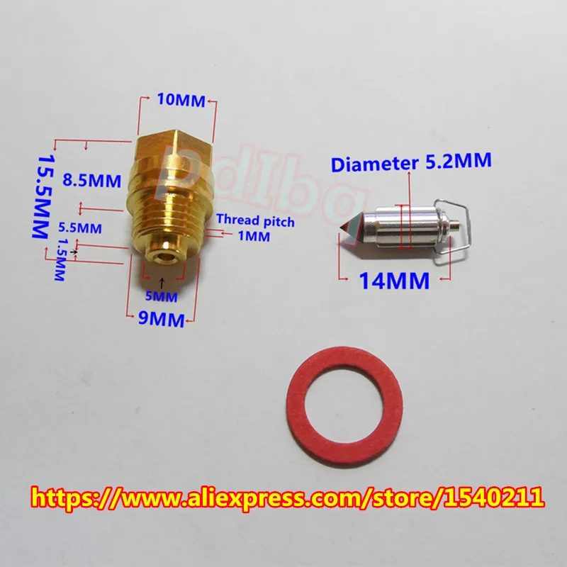 Для Honda VLX 400/600 Steed 400/600 BROS400 V-образная цилиндрическая мотоцикл Keihin Карбюратор Игольчатые клапаны и стандартный комплект