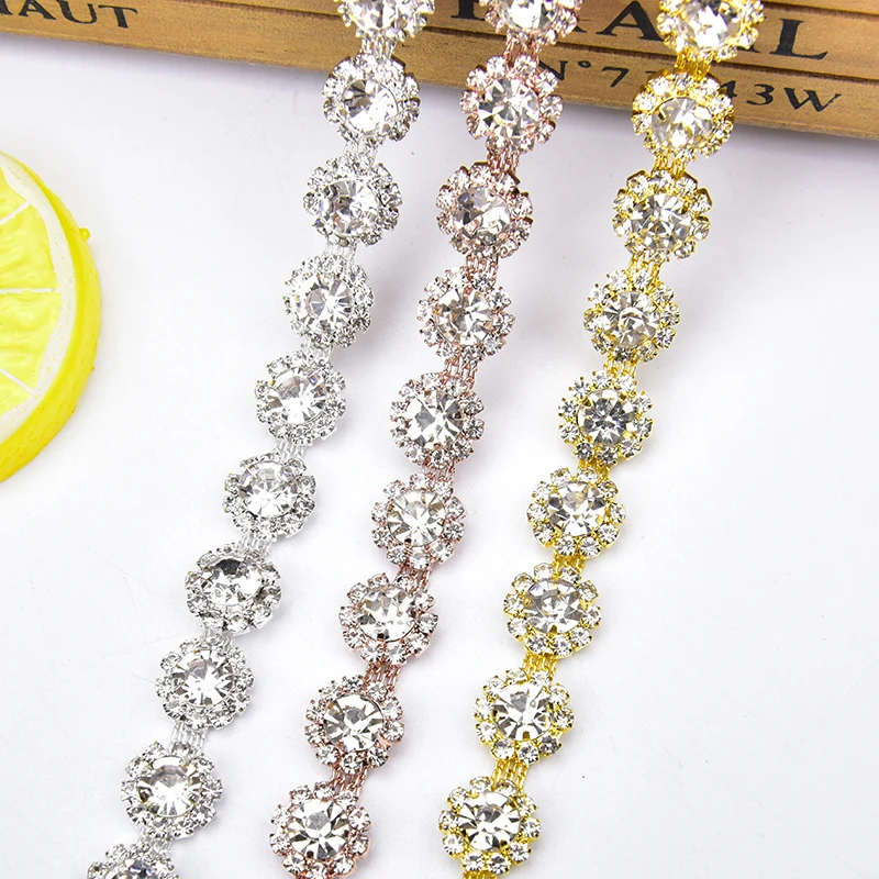 Кристально-прозрачный браслет из стекла и горного хрусталя высокое качество