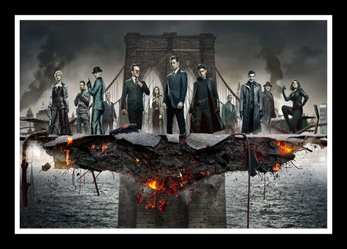 Прекрасный JL Готэм Горячая ТВ серия шоу художественная живопись плакат