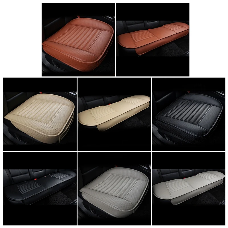 Car Seat Cover Full Set PU Leather Auto Car Chair Covers Automobiles Seat Covers for Women Men Baby Universal Fit for Most Cars