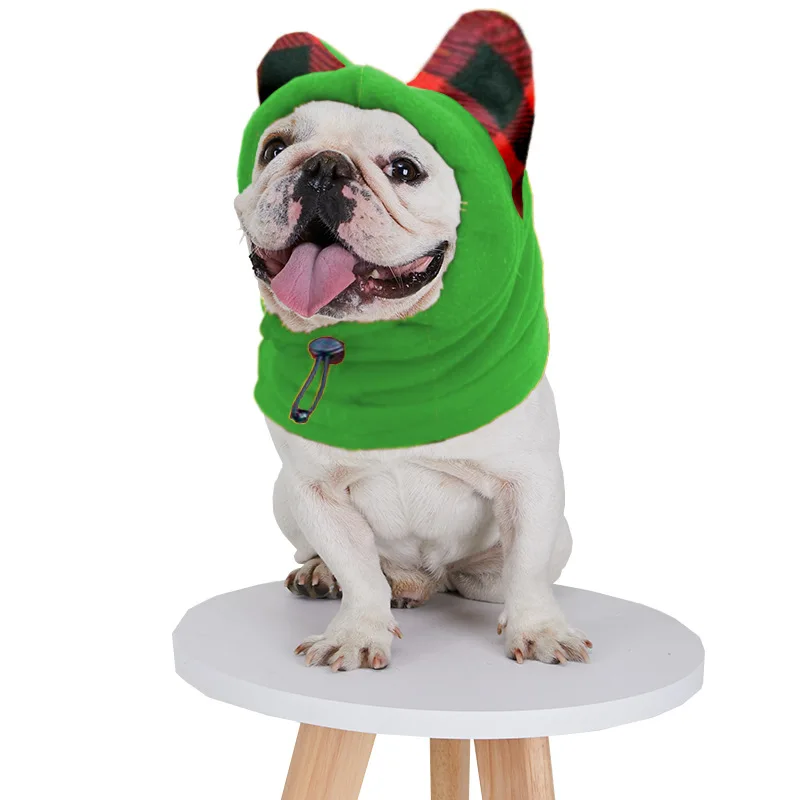 

Pet Dog Hat Warm Lamb Plush Head Set Cute Dog Cat Personality Headgear Accessories Winter Outdoor Cold Protection Cap Accessorie