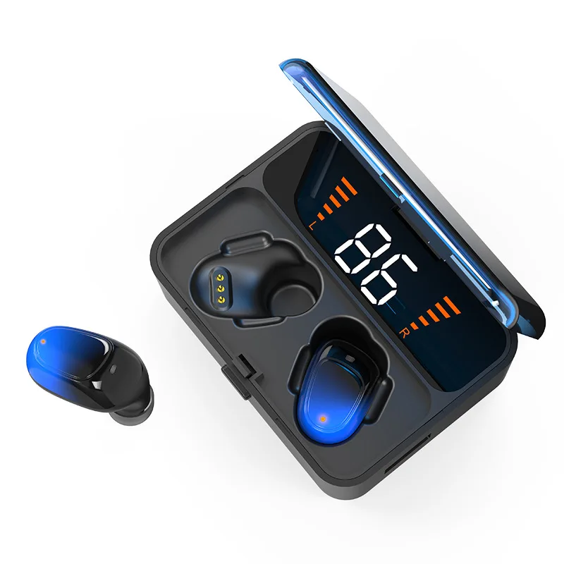 VIKEFON 2000 мАч TWS Bluetooth 5 0 наушники мощный светодиодный дисплей 3D стерео истинный