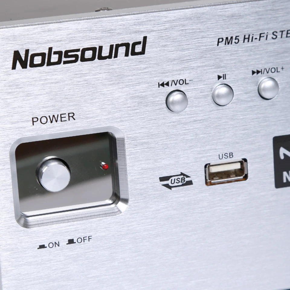 Nobsound PM5 Home HiFi стерео NFC телефон с поддержкой USB CD DVD 80 Вт + Мощный AMP MP3 музыкальный