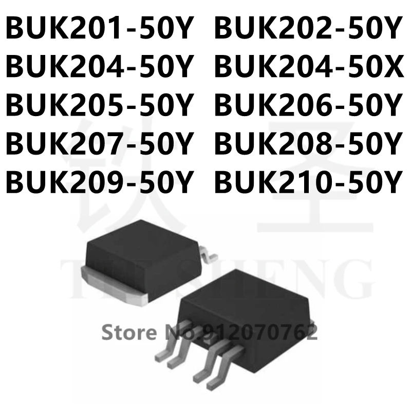 

10PCS/LOT BUK201-50Y BUK202-50Y BUK204-50Y BUK204-50X BUK205-50Y BUK206-50Y BUK207-50Y BUK208-50Y BUK209-50Y BUK210-50Y TO263-5