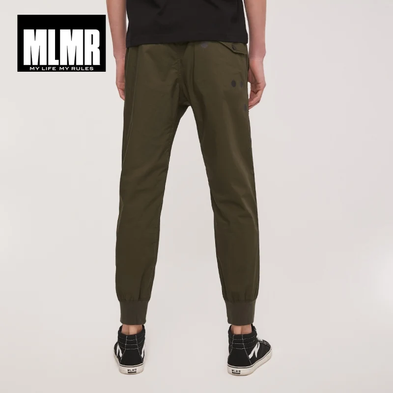 Мужские прямые облегающие укороченные брюки JackJones MLMR из 100% хлопка | Уличная