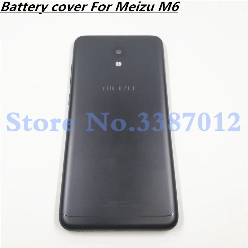 5," для Meizu M6/m6 mini M711H M711Q Крышка для батареи задняя рамка чехол для задней двери с объективом камеры и боковыми клавишами