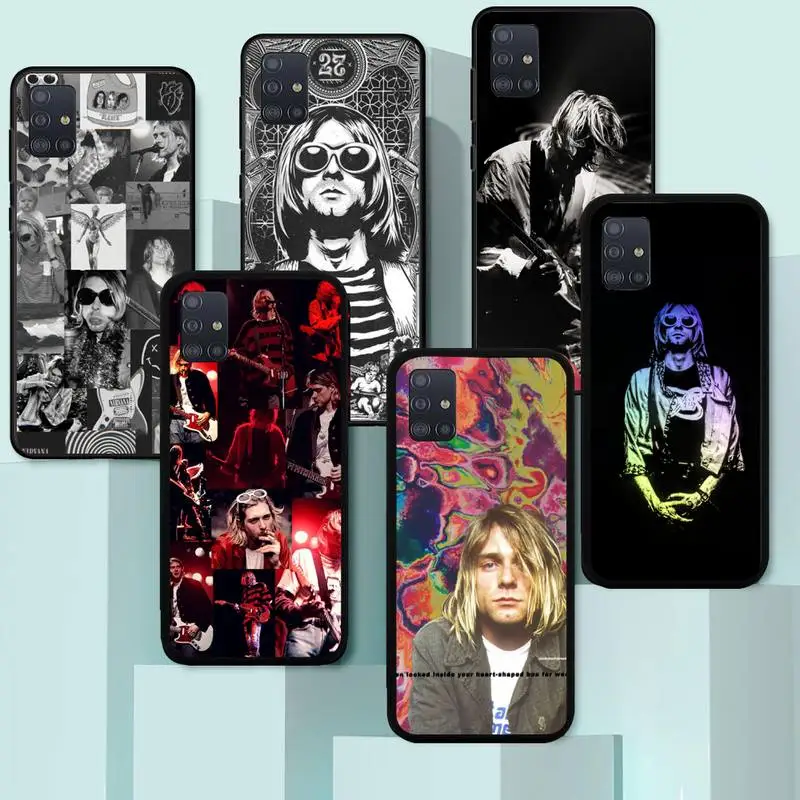 

Kurt Cobain Phone Case for Samsung A11 A12 A71 A80 M10 M20 M21 M30 M31 M31S 5G Cover Fundas