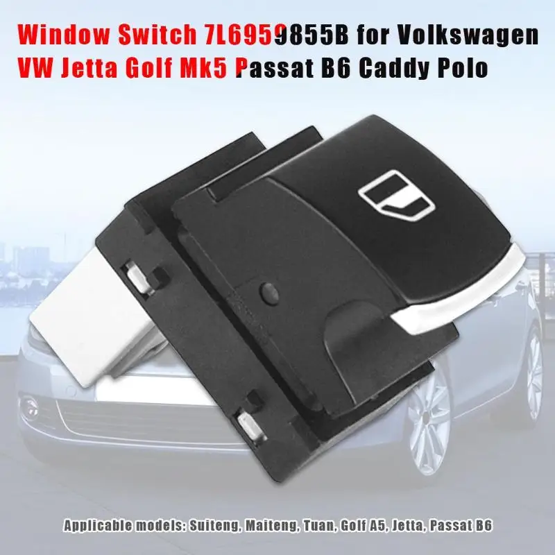 Электрический переключатель окна 7L6959855B пассажирский боковой металлический