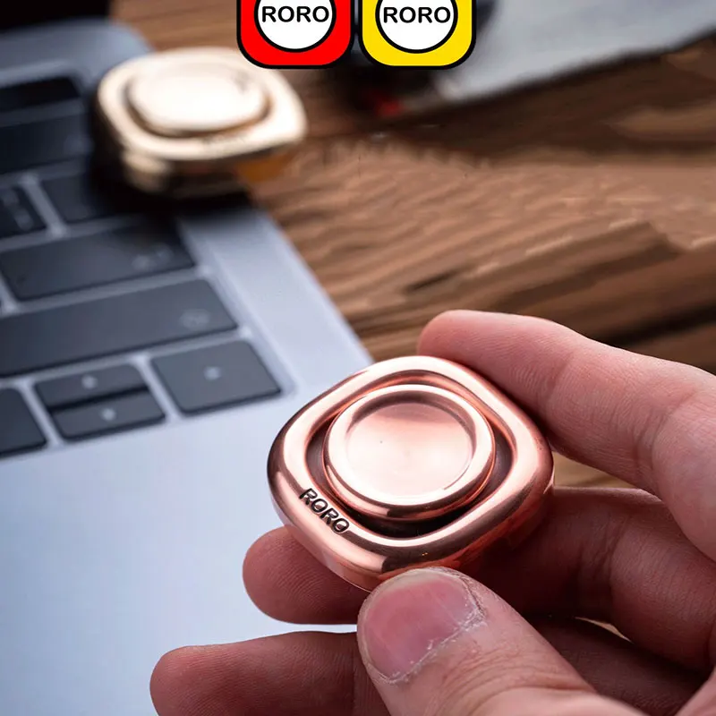 New Style MINI Metal Fidget Spinner RORO Toy Mute Long-Time Rotation Adult Anti Stress Hand Spinner ADHD Funny Gift