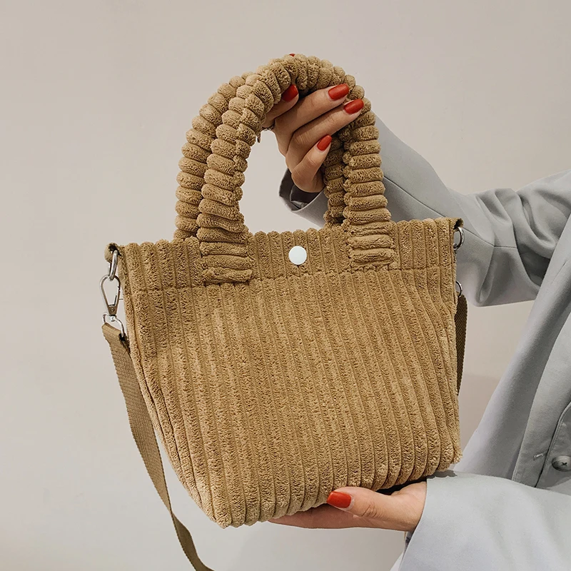 Минималистичная маленькая Вельветовая сумка через плечо для женщин 2021 зима хит брендовый Дизайн Роскошные сумки через плечо и кошельки сум...