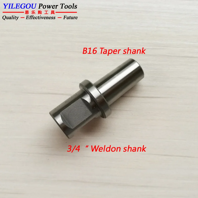 B16 B18 Taper Shank 1 2 unf Thread Adapter With 3 4 19 05mm Weldon Shank Fein Quick In Shank Adaptor For Magnetic Drill Leather Bag