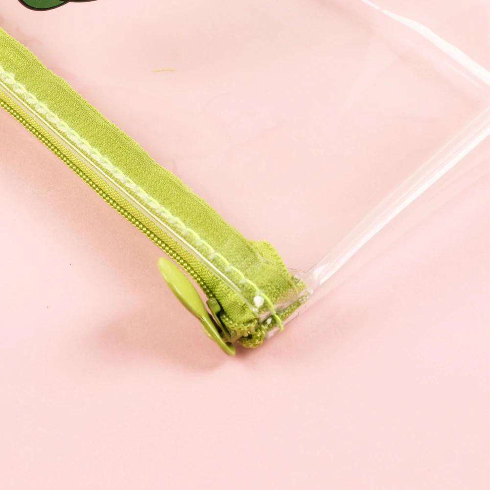 Новинка милый чехол для карандашей с авокадо прозрачный школьный пенал