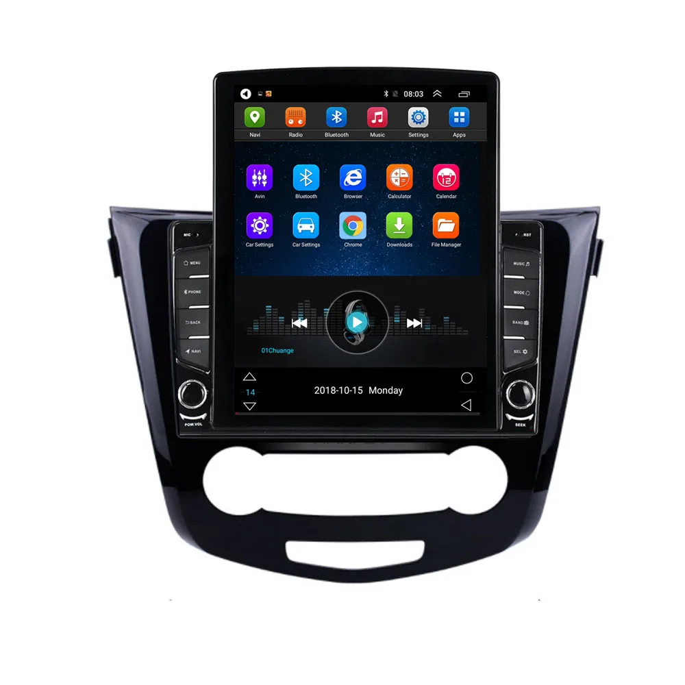 9.7&quot Android 10.1 For NISSAN QashQai X-Trail 2013-2017 Tesla Type Car Radio Multimedia Video Player Navigation GPS RDS no dvd |