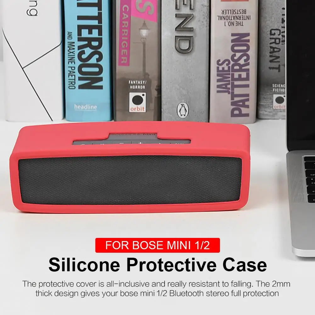 

Bluetooth Speaker Case Protective Cover Portable Shockproof Anti-fall Silicone Case ForBose Mini 1/2 Bluetooth Audio Travel Box