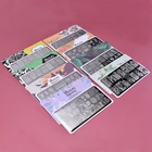 Набор из 8 предметов Beauty bigbang, пластины для штамповки ногтей, животные в полоску, изображение кролика из натурального цветка, трафарет для дизайна ногтей Bigbang