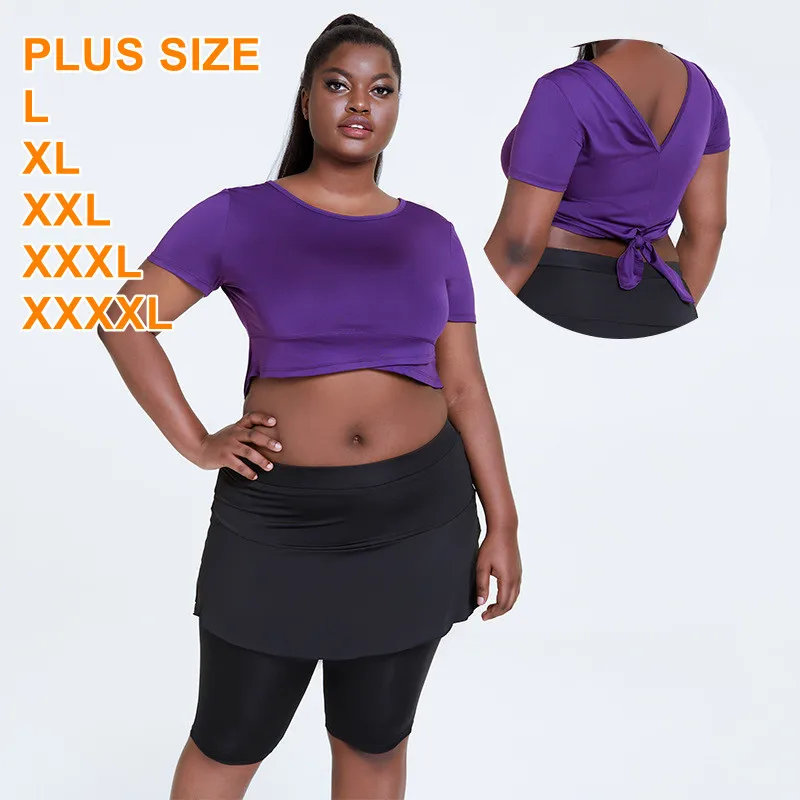 

Fat Women Yoga Suits Plus Size Sports Pants Gym Fitness Clothes Sportswear Gymnasium Quick-drying Comfortable Breathable 4XL 3XL